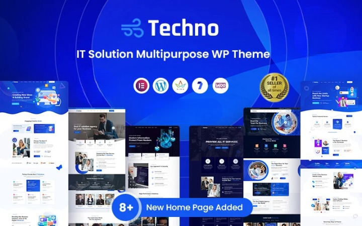 Techno - Technology IT Solutions & Business Consultant WordPress Theme